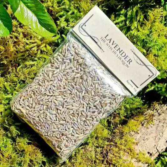 Lavender dried herbs with calming herb for peace and sleep magic from The Witches Hollow UK