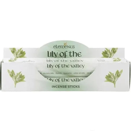 Lily of the valley elements premium incense with delicate floral fragrance for peace from The Witches Hollow UK