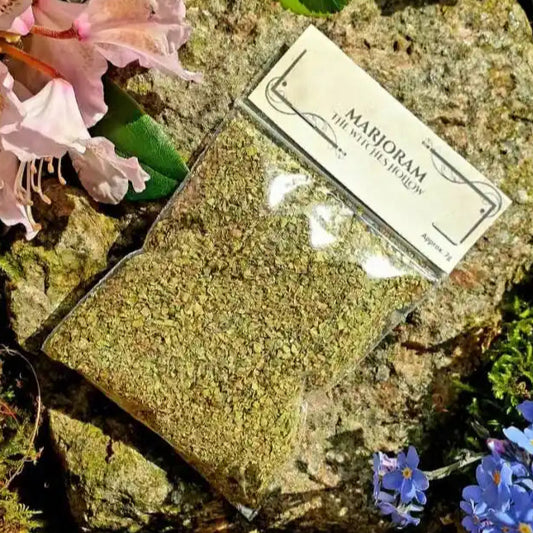 Marjoram dried herbs with love herb for happiness and relationship magic from The Witches Hollow UK