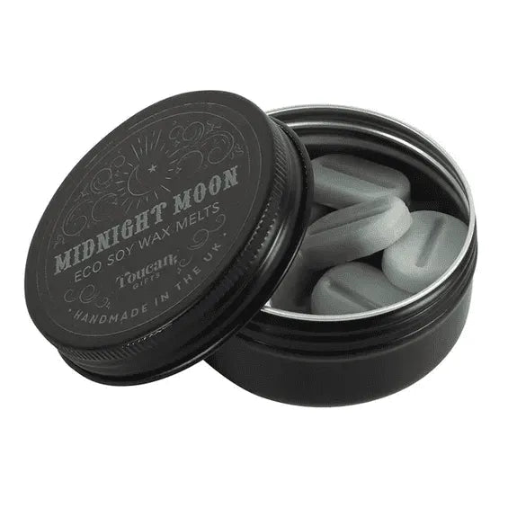 Midnight moon eco soy melt featuring lunar scent for full moon ceremonies and magic from The Witches Hollow UK
