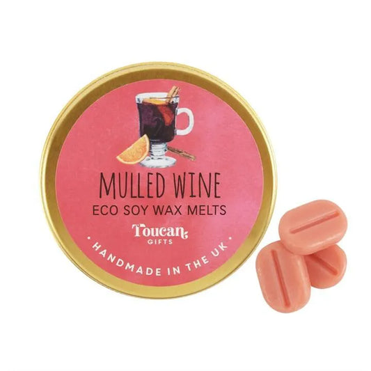 Mulled wine eco soy waxmelt with festive fragrance for winter celebrations and seasonal magic from The Witches Hollow UK