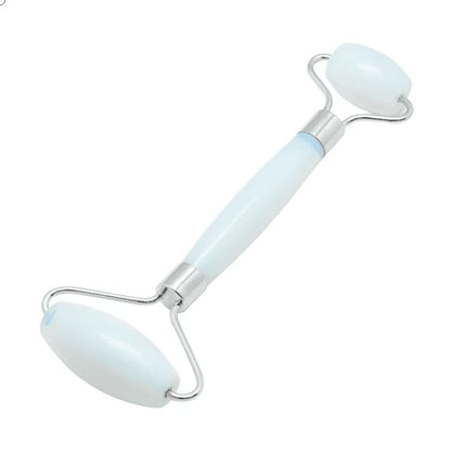 Opalite facial roller with opalescent crystal for beauty routine and psychic ability enhancement from The Witches Hollow UK