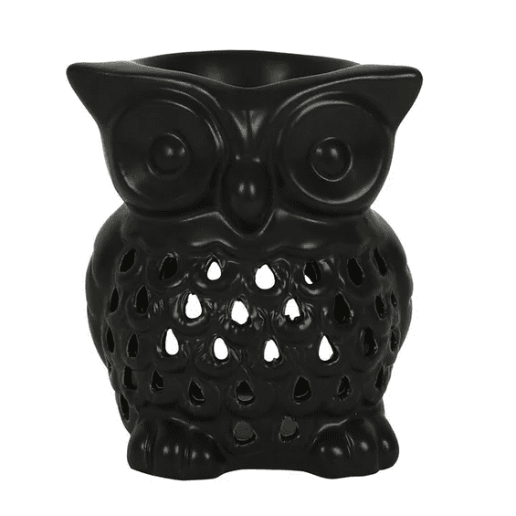 Owl Oil Burner - Black - The Witches Hollow