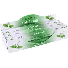 Patchouli elements premium incense with earthy fragrance for grounding and sensuality from The Witches Hollow UK