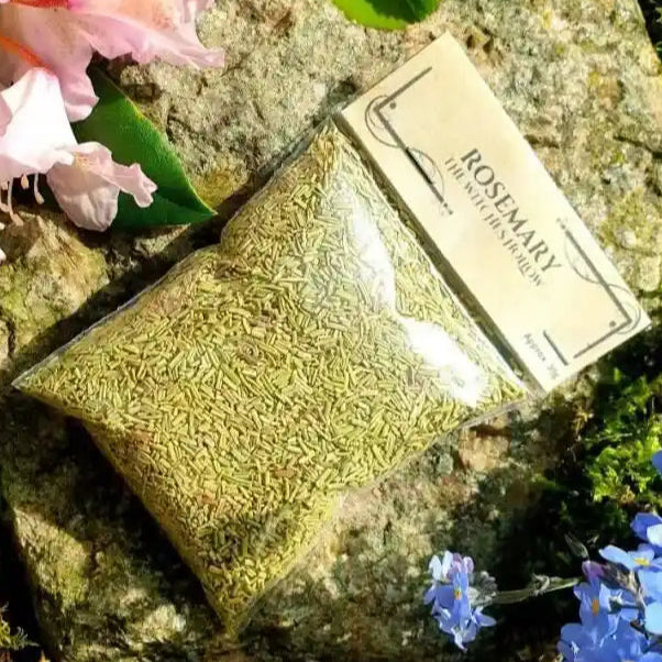 Rosemary dried herbs with memory herb for remembrance and mental clarity from The Witches Hollow UK
