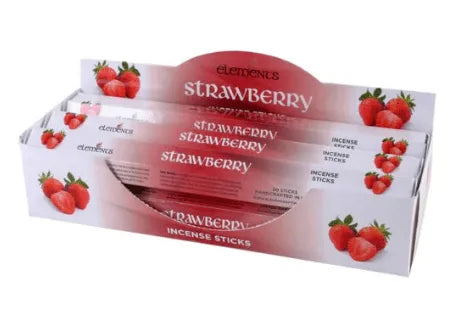 Strawberry elements premium incense with fruity fragrance for love and sweetness magic from The Witches Hollow UK