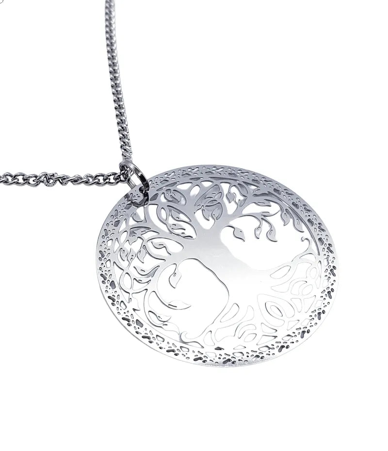 Tree of life elvish pendant with Celtic design for nature magic and spiritual connection from The Witches Hollow UK