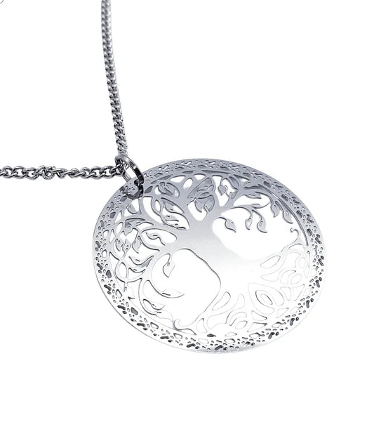 Tree of life elvish pendant with Celtic design for nature magic and spiritual connection from The Witches Hollow UK