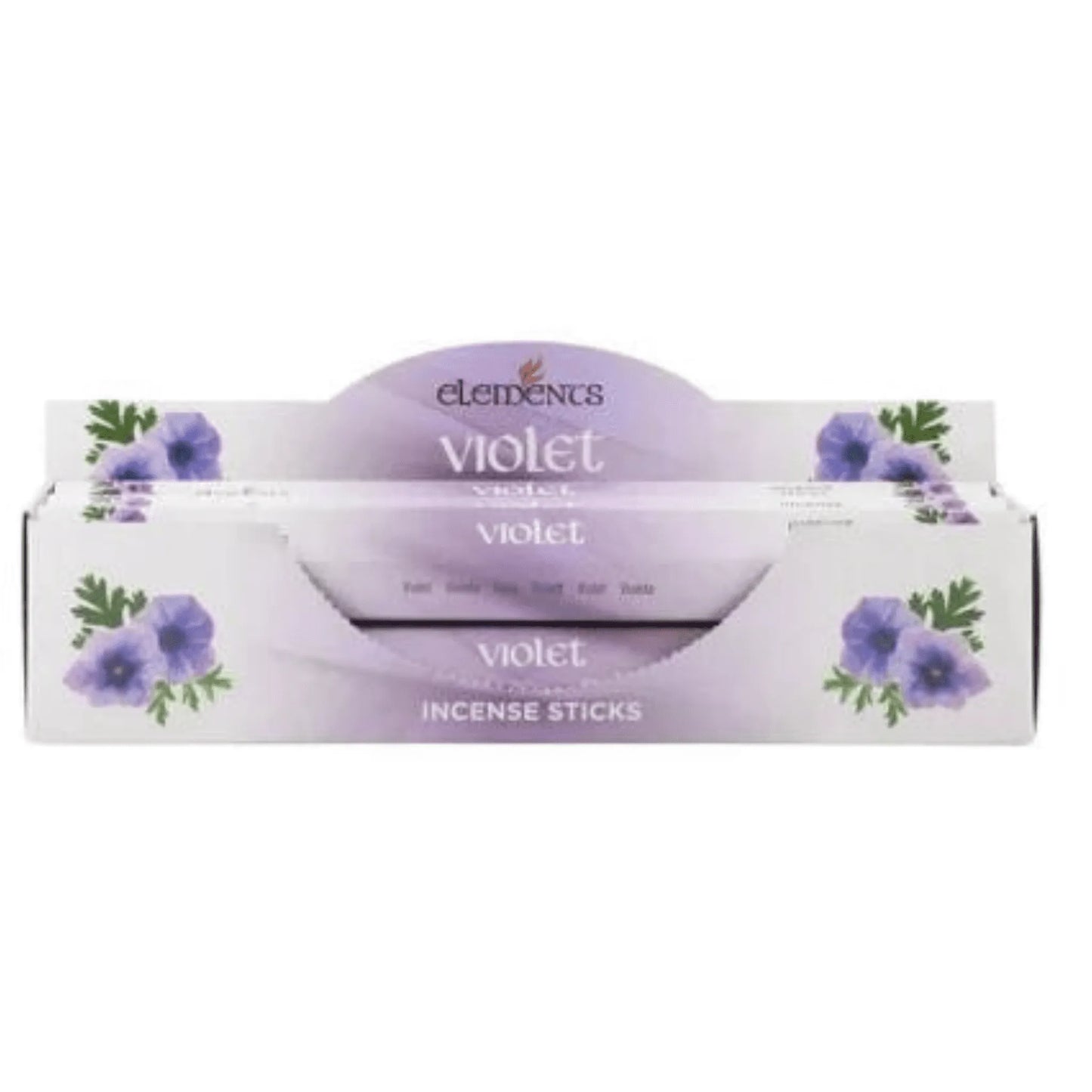 Violet elements premium incense with purple flower fragrance for psychic abilities from The Witches Hollow UK