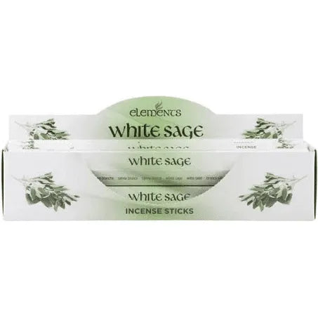 White sage elements premium incense with cleansing sage fragrance for purification from The Witches Hollow UK