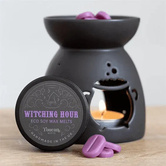 Witching hour eco waxmelt with mystical scent for creating sacred space and ritual mood from The Witches Hollow UK