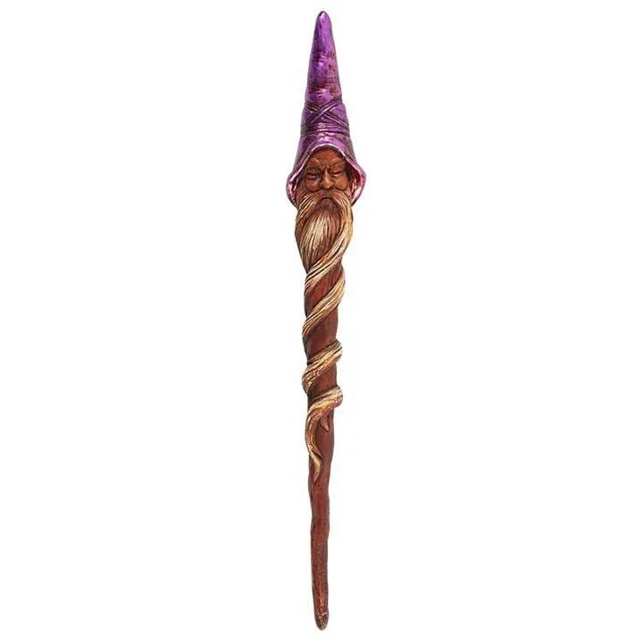 Wizard wand magic spellcasting resin with fantasy design for magical rituals and spell work from The Witches Hollow UK