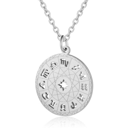 Horoscope Pendant ~ Silver - The Witches Hollow