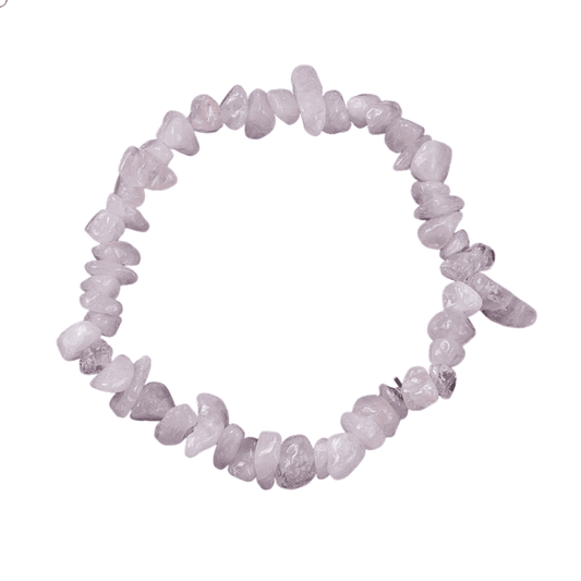 White Moonstone ~ Crystal Chip Healing Bracelet - The Witches Hollow