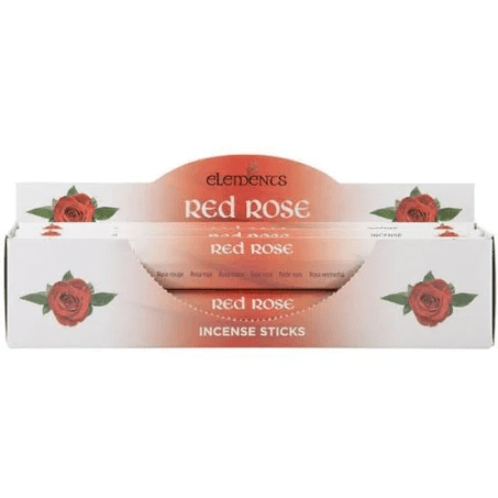 Elements Premium Incense - Red Rose - The Witches Hollow